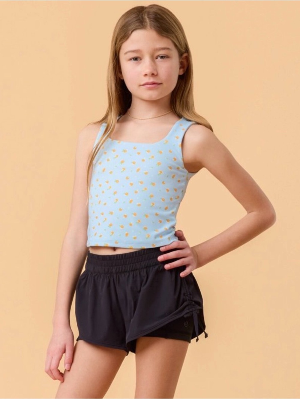 Blogilates Girls Mommy & Me Ruffle Tank